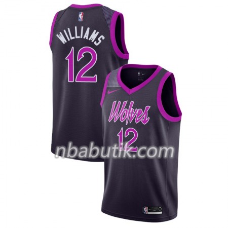 NBA Mænd Trøje Minnesota Timberwolves C.J. Williams 12 2018-19 Nike City Edition Lilla Swingman NBA Mænd Trøje Minnesota Timberwolves C.J. Williams 12 2018-19 Nike City Edition Lilla Swingman